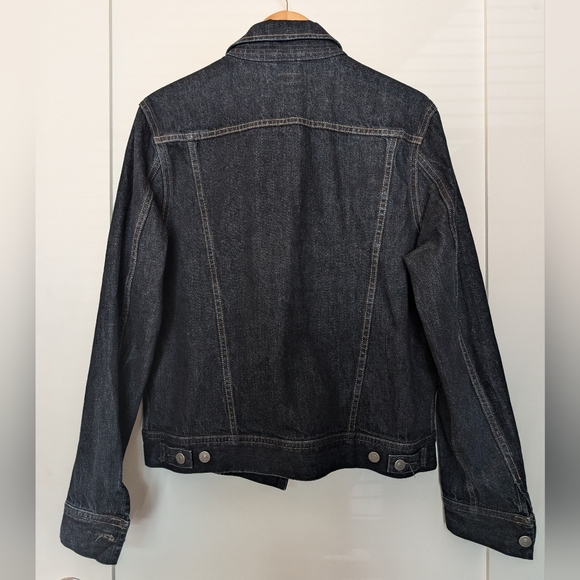 💙J.Crew trucker jacket, indigo blue denim - Picture 2 of 4